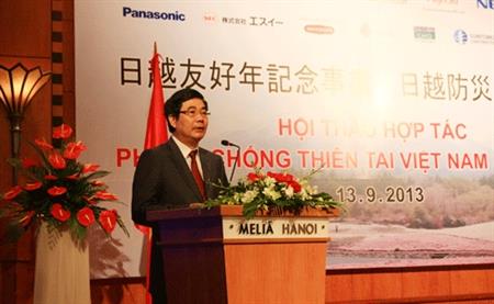 Tăng cường hợp tác trong lĩnh vực phòng chống thiên tai