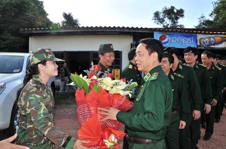 Đoàn đại biểu cấp cao BĐBP Việt Nam kết thúc tốt đẹp chuyến thăm và làm việc tại Lào