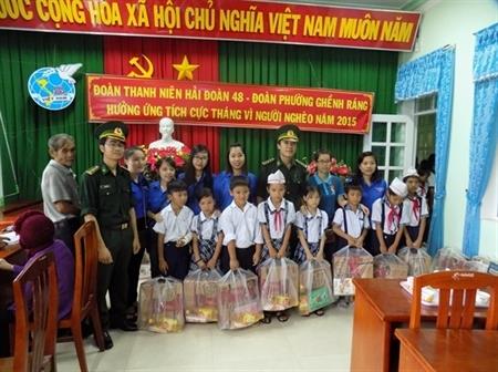 Hải đoàn 48 hưởng ứng tháng hành động vì người nghèo