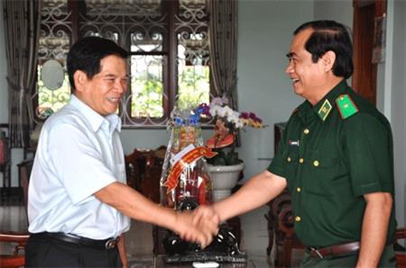 Thiếu tướng Nguyễn Phước Lợi chúc tết nguyên lãnh đạo Đảng, nhà nước