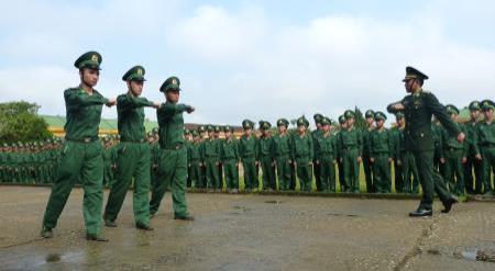 BĐBP các tỉnh khai giảng huấn luyện chiến sỹ mới năm 2019