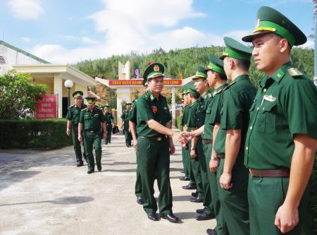 Kiểm tra toàn diện công tác biên phòng tại Đồn Biên phòng Đèo Ngang