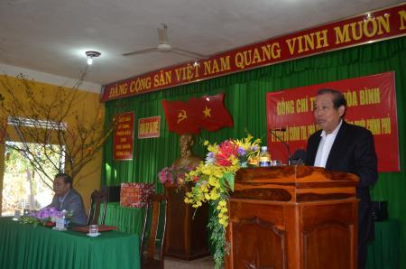 Phó Thủ tướng Trương Hòa Bình thăm Đồn BP Ia Rvê
