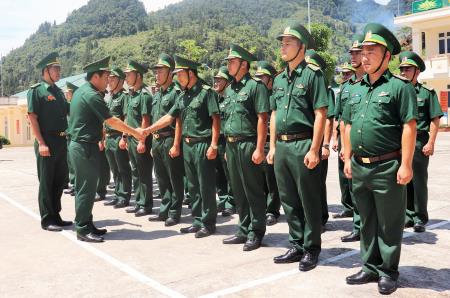 Kiểm tra toàn diện công tác Biên phòng tại Đồn Biên phòng Mường Khương