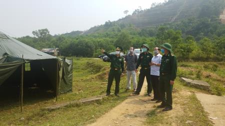 Kiểm tra công tác phòng, chống dịch trên biên giới Việt - Lào