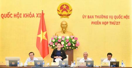 Ủy ban Thường vị Quốc hội khai mạc Phiên họp thứ 27