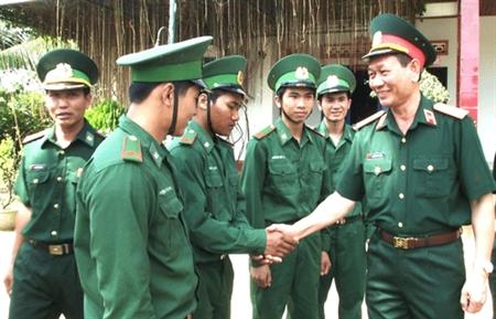Tổng cục Hậu cần kiểm tra công tác hậu cần tại BĐBP Đăk Nông