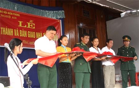 BĐBP Nghệ An: Khánh thành bàn giao nhà tình nghĩa