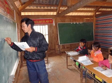 Con đường hoa mận trắng