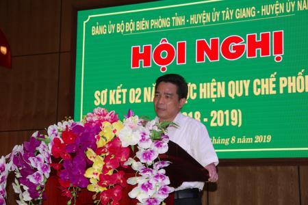 Nâng cao hiệu quả quy chế phối hợp giữa Đảng ủy BĐBP Quảng Nam với các huyện ủy biên giới