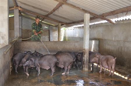 "Điểm sáng" VAC ở Đồn BP Huổi Luông