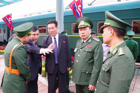 Thắt chặt an ninh tại ga Đồng Đăng trước ngày Chủ tịch Triều Tiên Kim Jong-un trở về nước