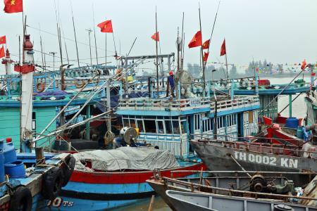 Thiếu lao động tàu cá nằm bờ