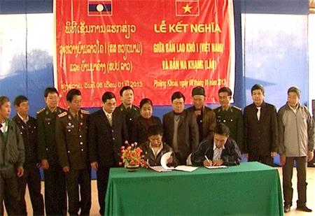 Kết nghĩa bản-bản hai bên biên giới: Chung tay xây dựng biên giới hòa bình, ổn định và phát triển