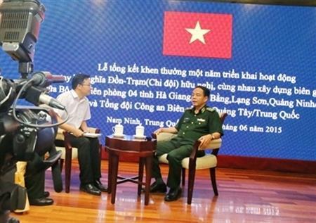 Nhân rộng mô hình "Đồn-Trạm hữu nghị, biên giới bình yên"