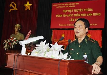 Họp mặt truyền thống Đoàn 180 ANVT Miền Nam lần thứ XIII