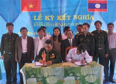 Kết nghĩa để tăng cường mối quan hệ đoàn kết, hữu nghị