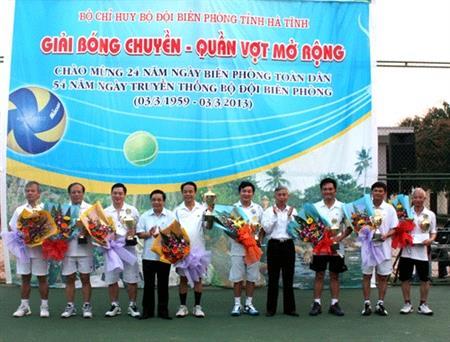 Bế mạc giải quần vợt mở rộng kỷ niệm Ngày truyền thống BĐBP