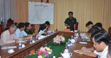 Thiếu tướng Lê Thái Ngọc kiểm tra công tác tuyên truyền, PBGDPL tại Kiên Giang