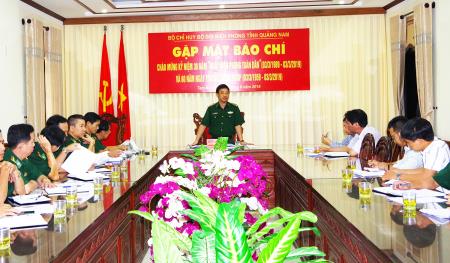 BĐBP Quảng Nam gặp mặt báo chí