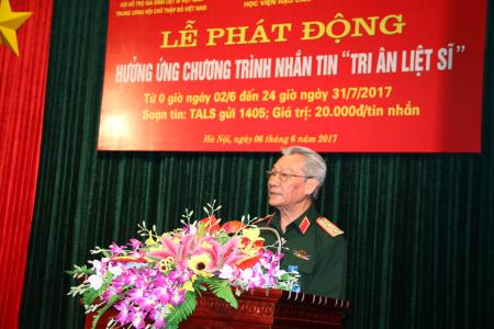 Phát động chương trình nhắn tin “Tri ân liệt sĩ”