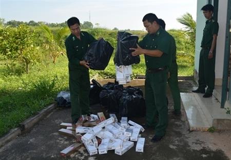 BĐBP Tây Ninh bắt hơn 5.000 gói thuốc lá lậu