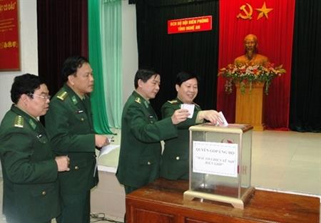 Mỗi người ít nhất 2 ngày lương ủng hộ xây dựng 40 “Mái ấm chiến sỹ nơi biên giới”