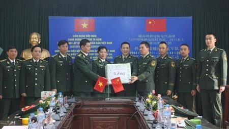 Đồn CABP Hà Khẩu, Trung Quốc thăm và hội đàm với Đồn BP Bát Xát