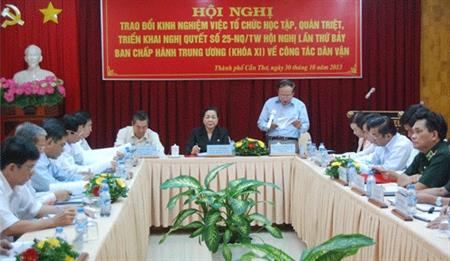 Quán triệt, triển khai Nghị quyết 25 khu vực phía Nam