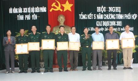Phú Yên: Tổng kết 5 năm thực hiện chương trình phối hợp giữa Hội nông dân và BĐBP