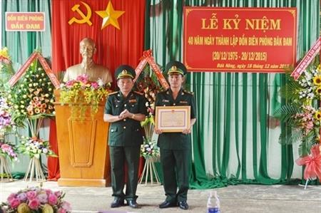 Kỷ niệm 40 năm ngày thành lập Đồn BP Đăk Đam