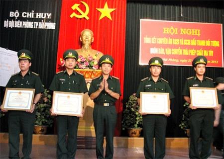 BĐBP Hải Phòng: Tổng kết 2 chuyên án đấu tranh đối tượng buôn bán, vận chuyển ma túy