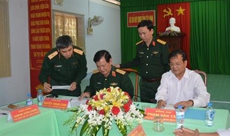 Phối hợp xây dựng hệ thống đồn Biên phòng trên tuyến biên giới Tây Ninh