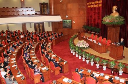 Bế mạc Hội nghị lần thứ 5 Ban chấp hành Trung ương Đảng