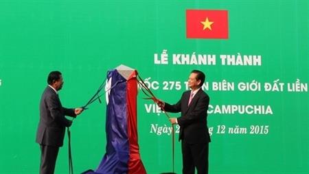 Khánh thành Cột mốc số 275 trên tuyến biên giới Việt Nam - Cam-pu-chia