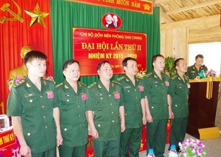 Đại hội điểm Chi bộ Đồn BP Tam Chung nhiệm kỳ 2015-2020
