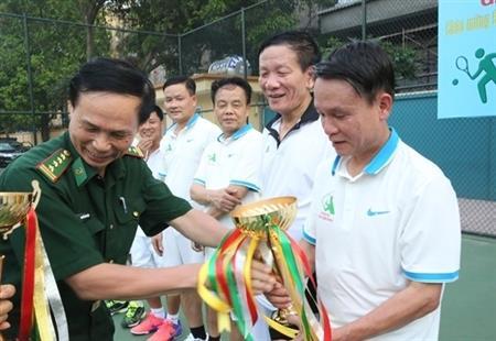 Chung kết và trao giải giao lưu tennis kỷ niệm 90 năm Báo chí cách mạng Việt Nam