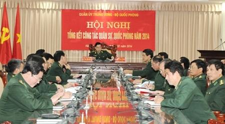 Tổng kết công tác quân sự, quốc phòng năm 2014