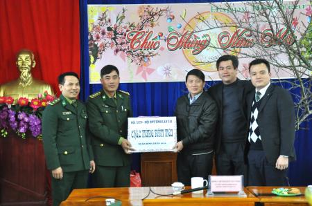 Lãnh đạo tỉnh Lào Cai thăm, chúc Tết các đồn Biên phòng