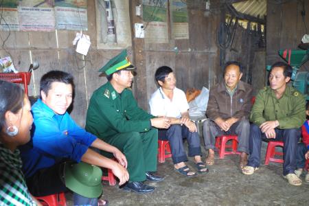 Dấu ấn cán bộ Biên phòng tăng cường xã