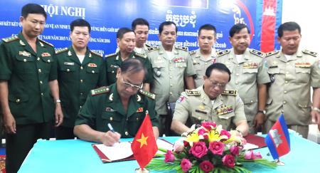BĐBP Kiên Giang hội đàm với Cục Công an bảo vệ biên giới biển Cam-pu-chia