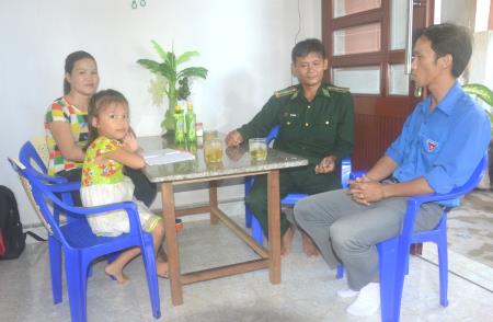 Trưởng thành từ "mái trường" Biên phòng