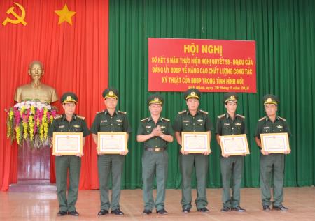 Nâng cao chất lượng công tác kỹ thuật của BĐBP Đăk Nông trong tình hình mới