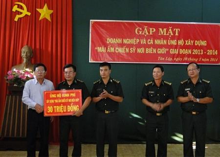 Gặp mặt các doanh nghiệp và cá nhân ủng hộ xây dựng “Mái ấm chiến sỹ nơi biên giới”