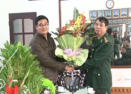 BĐBP Nam Định chúc mừng giáo dân nhân dịp Giáng sinh