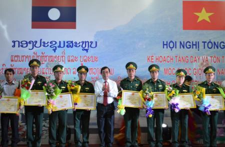 Quảng Trị: Tổng kết Kế hoạch tăng dày và tôn tạo hệ thống mốc quốc giới Việt Nam - Lào