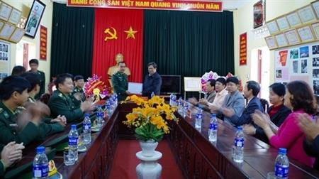 Ủy ban Kiểm tra Trung ương thăm, làm việc với Đồn BP Đàm Thủy