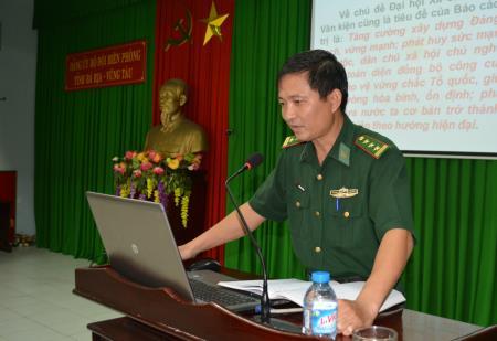 BĐBP Bà Rịa – Vũng Tàu quán triệt Nghị quyết Đại hội Đảng lần thứ XII