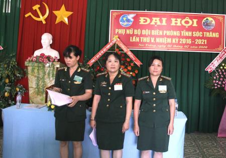 Đại hội phụ nữ BĐBP tỉnh Sóc Trăng lần thứ V, nhiệm kỳ 2016-2021