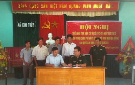 Đồn BP Làng Ho triển khai thực hiện Chỉ thị 01 của Thủ tướng Chính phủ